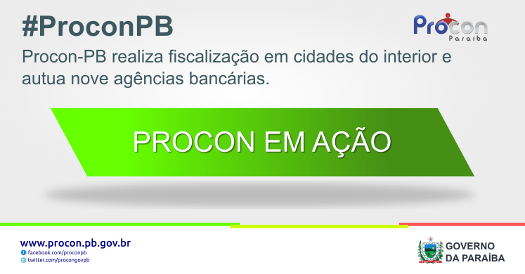 Procon PB realiza fiscalização e multa bancos