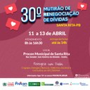 PROCON-PB realiza o 30º mutirão de Renegociação de Dívidas em Santa Rita PROCON-PB realiza o 30º mutirão de Renegociação de Dívidas em Santa Rita