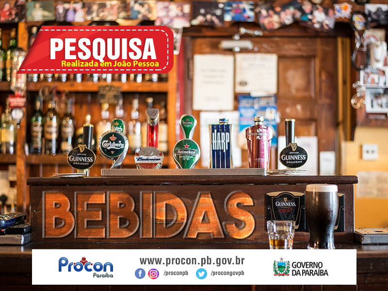 Procon-PB realiza pesquisa de bebidas em João Pessoa