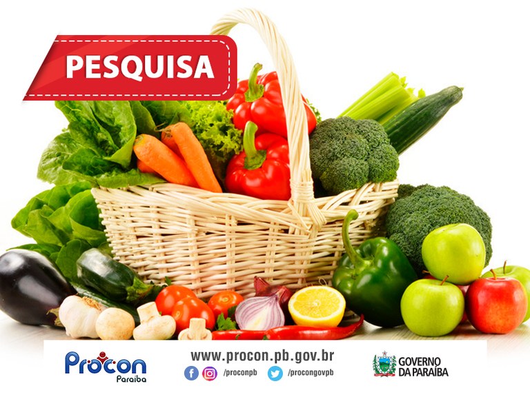 Procon-PB realiza pesquisa de hortifrutigranjeiro em João Pessoa