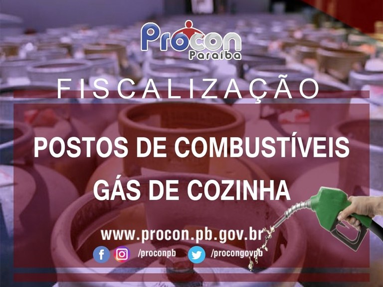 Procon-PB vai fiscalizar todos os postos de combustíveis e revendedores de gás de cozinha da grande João Pessoa
