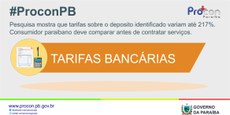 Deposito identificado registra maior oscilação.
De R$2,70 a R$8,50 diz pesquisa.