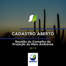 Copam terá nova reunião virtual no dia 23 de novembro