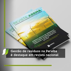 Gestão de resíduos sólidos na Paraíba é destaque em revista nacional