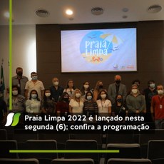 Praia Limpa 2022 é lançado nesta segunda (6); confira a programação
